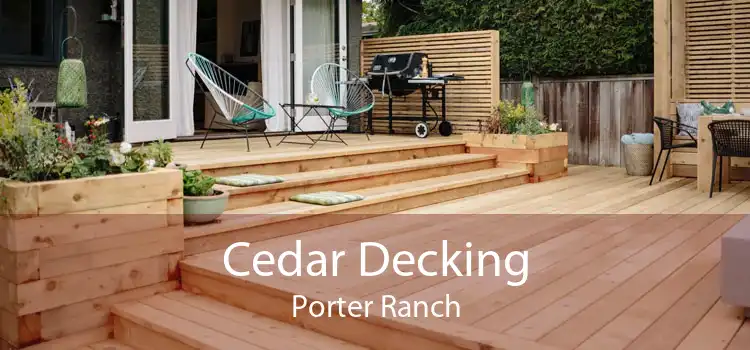 Cedar Decking Porter Ranch
